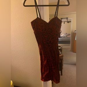 Free People Intimately Leopard Bodycon Dress